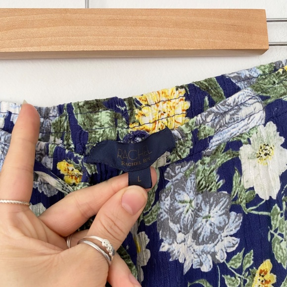 Rachel Roy crinkled floral pants - Picture 4 of 6